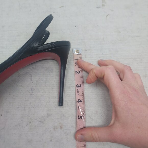 Christian Louboutin Loubigirl Black Ankle Strap Heel Sandal - Picture 14 of 14